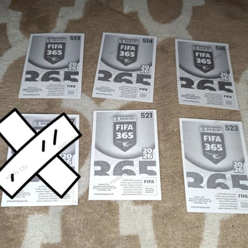 Elite stickers Panini FIFA 365 like new, pack of 5 pieces