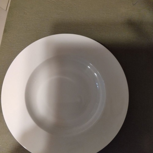 Rosenthal Jade Weiss round soup plate like new, white bone china