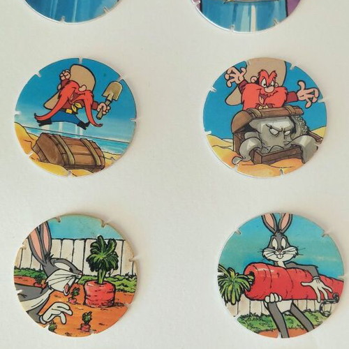 Warner Bros collectible cartoon caps set of 17