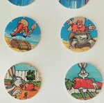 Warner Bros collectible cartoon caps set of 17