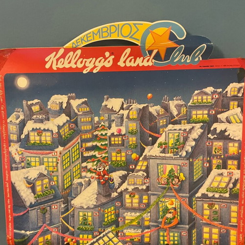 Kellogg’s Promotion Calendar from December 1986 like new