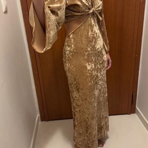 Anthe dress like new, festive, beige