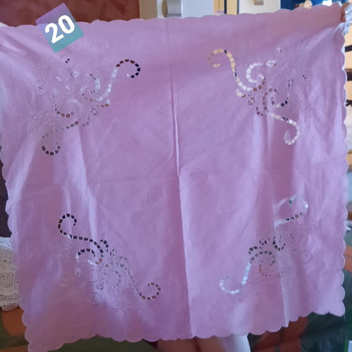 Cutwork table linen new