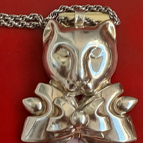 Follei Folli silver 925 necklace with 4 cm pendant and 42 cm chain