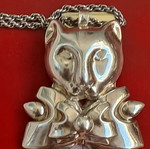Follei Folli silver 925 necklace with 4 cm pendant and 42 cm chain