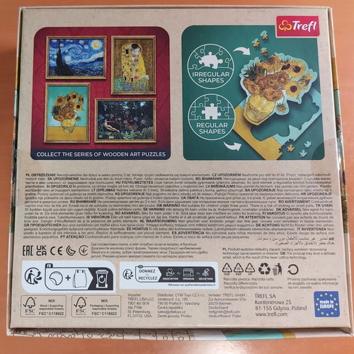 Trefl The Sunflowers 200-piece wooden puzzle