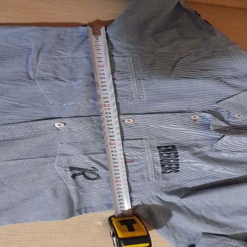 Energiers shirt for 12-year-old boy like new, striped blue ciel