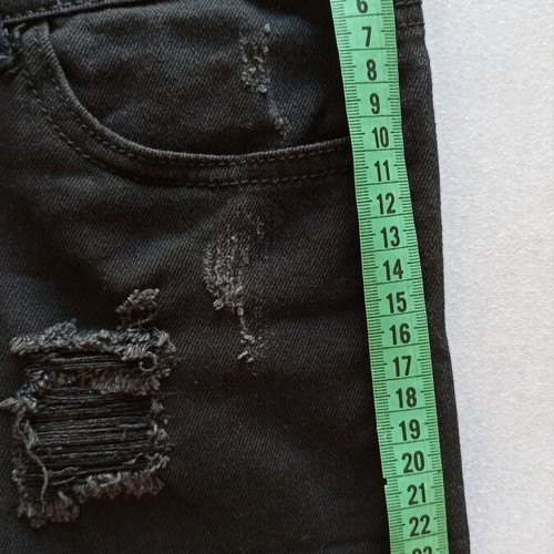 Pink Woman black denim shorts size S like new with Bershka crop top