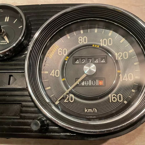 Mercedes W114 W115 speedometer instruments 160 km/h used 1155423801