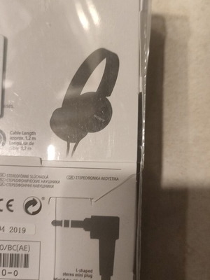 Sony wired headset new, MDR-ZX110
