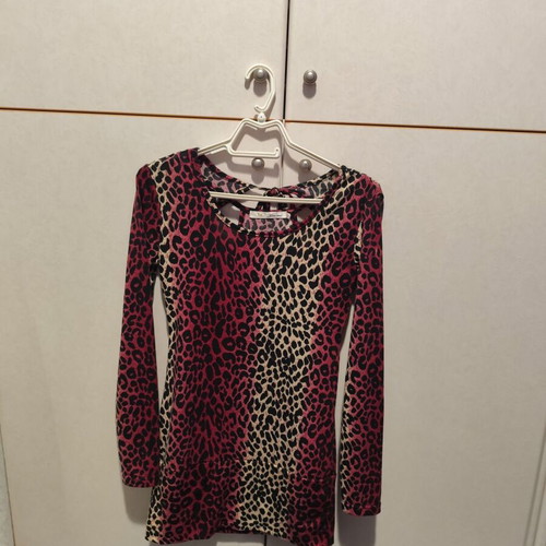 Leopard dress used, size S and M, multicolor