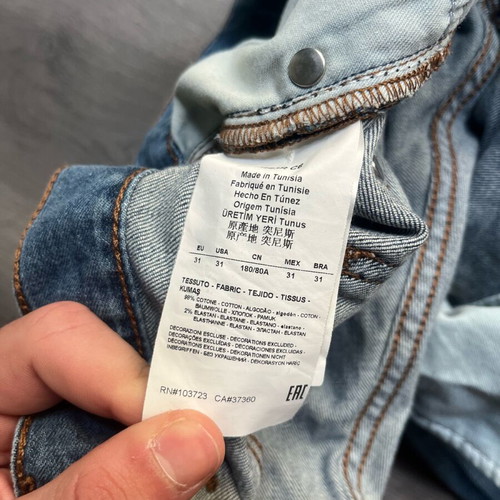 Emporio Armani Jean 31 slim fit used, blue