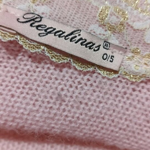 Pink woolen blouse Regalinas like new, one size