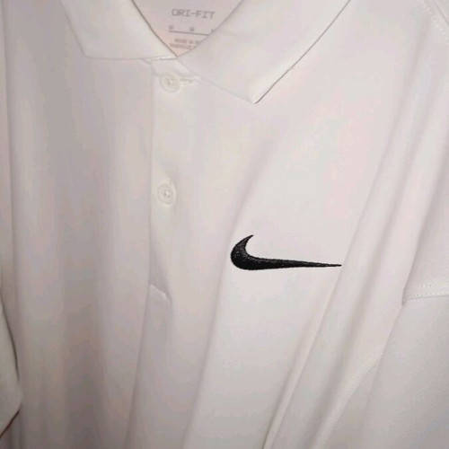 Nike Polo T Shirt white, new, size M