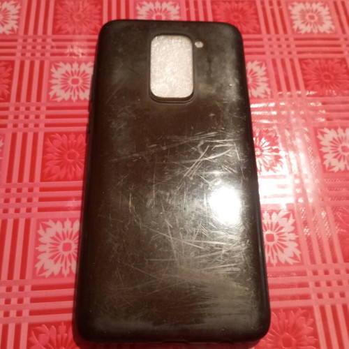 Xiaomi Redmi Note 9 silicone case used, black