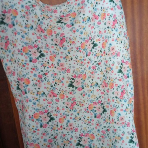 Floral top in A-line shape