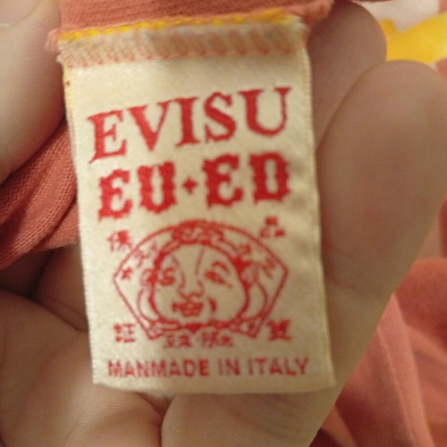 Evisu, t shirt,European Edition,Made in Italy