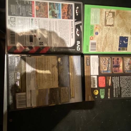 PC games lot with Sparta, Medievil and others, 4 items