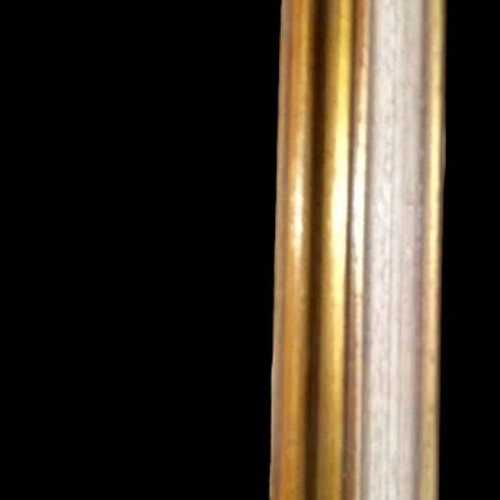 Vintage gilt wood picture frame with linen liner new