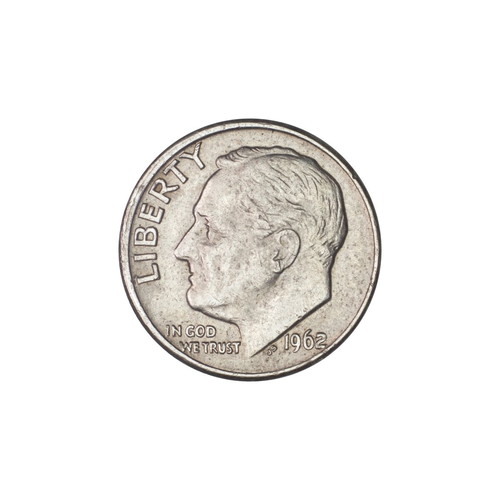 Roosevelt Silver Dime 1962 used