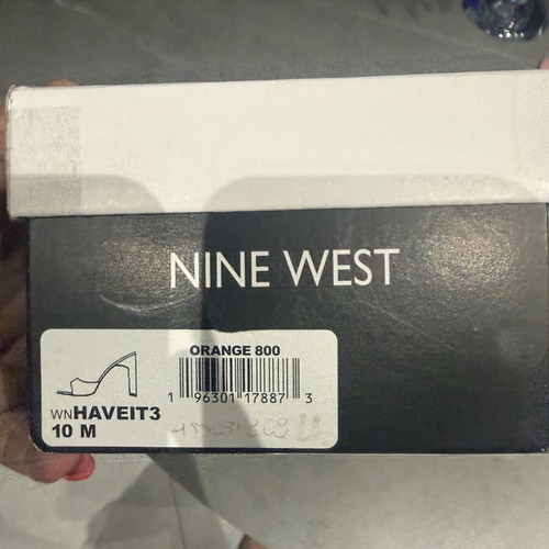 Nine West mules new, size 41, orange