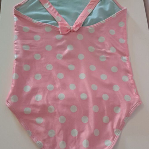 Girls' Minnie Pink Polka Dot Swimsuit H&M like new, ages 6-8
