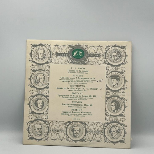 Toccata vinyl record used with Bach, Vivaldi, Beethoven, Mozart, Chopin, Berlioz