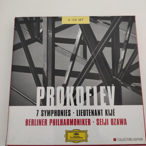 Serge Prokofiev 4-CD set like new, 7 Symphonies and Lieutenant Kije