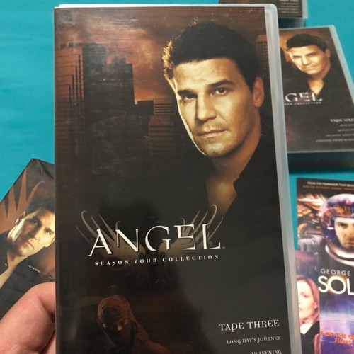 Angel Season 4 VHS tapes 1-3 used from Buffy the Vampire Slayer