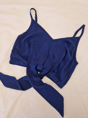 Le Vertige crop top αφόρετο, μπλε, μέγεθος XS/S