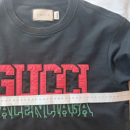 Gucci Balenciaga black blouse size M like new