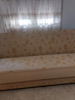 Vintage Efsane sofa bed with springs and storage, like new