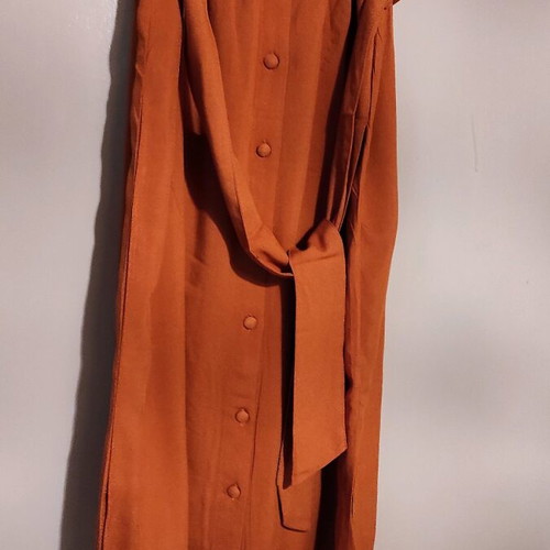 Summer dress new with buttons and side slits size 40