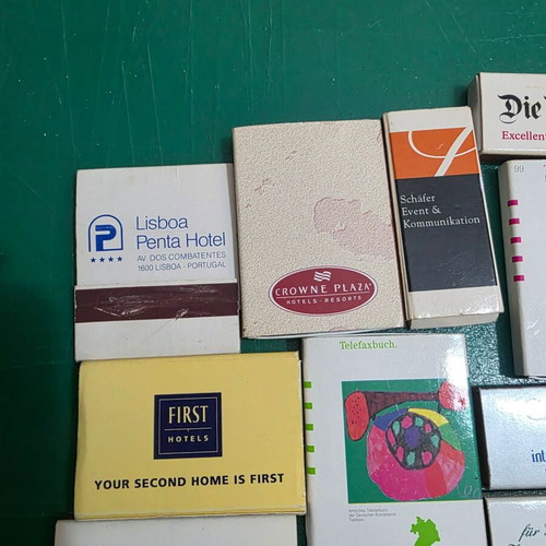 Collectible and promotional matchboxes like new, set of 23