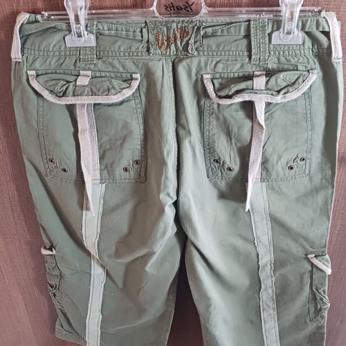 Ysatis cotton capri pants used khaki size M