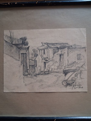 N.Xenos sketch 1946 original