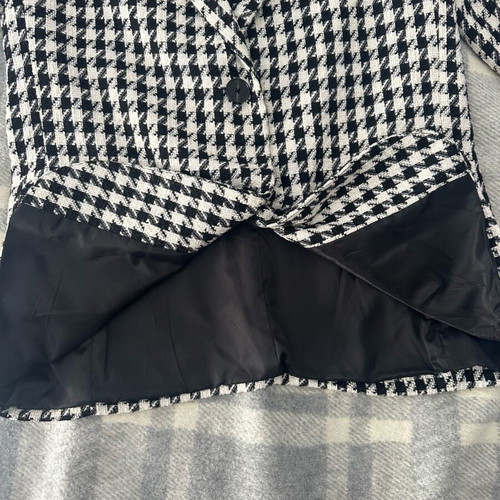 Stradivarius Blazer like new with classic houndstooth print