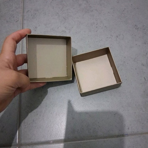 Boxes 7x7cm like new, set of 2 pieces
