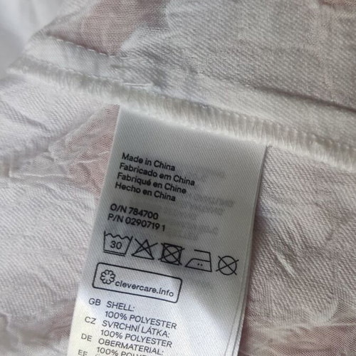 Summer transparent women's shirt H&M like new, white