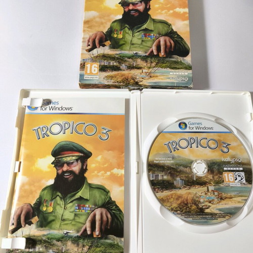 Tropico 3 PC game used, collectible old