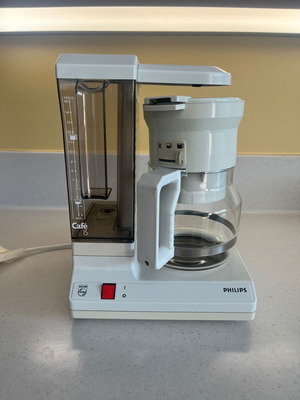Philips filter coffee maker used, 850W, 15-cup capacity