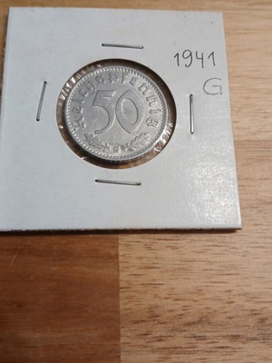 Κέρμα deutsches reich 1941 50pf G μεταχειρισμένο σε καλή κατάσταση