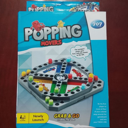 Popping Movers Grab and Go board game