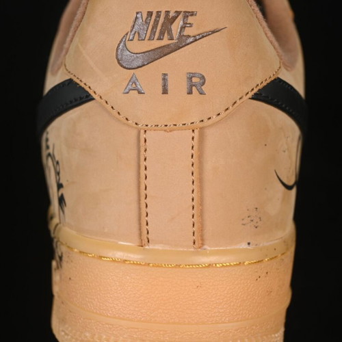 Nike Air Force 1 '07 Low Wheat Graffiti new handmade sneakers