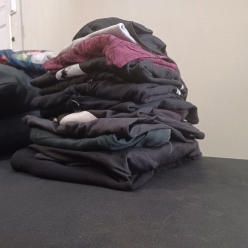 Γυναικεία ρούχα casual μεταχειρισμένα, πακέτο 11, μαύρα και πολύχρωμα