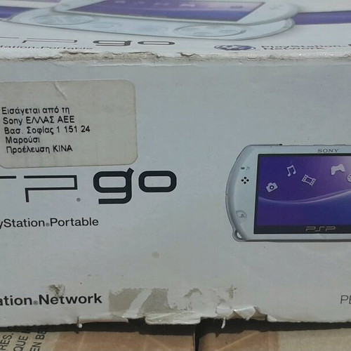 Sony PSP Go White Pearl console box used