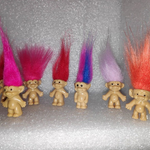 Vintage Euchoulides figures set of 10, like new, Western Animation