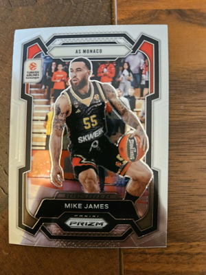 Panini Prizm Turkish Airlines EuroLeague Basketball Card 2023-24 new Mike James