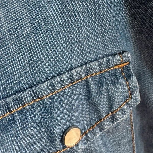 Women’s denim shirt Benetton like new, light blue