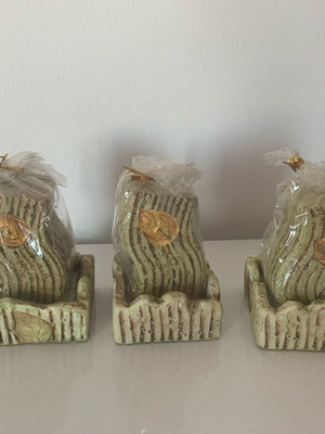 Decorative candles new, set of 3 pieces